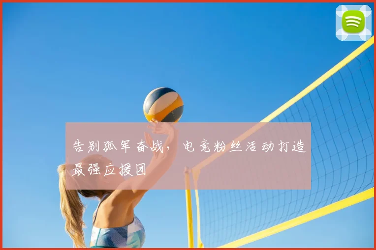 告别孤军奋战,电竞粉丝活动打造最强应援团