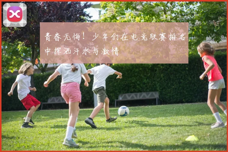 青春无悔!少年们在电竞联赛排名中挥洒汗水与激情